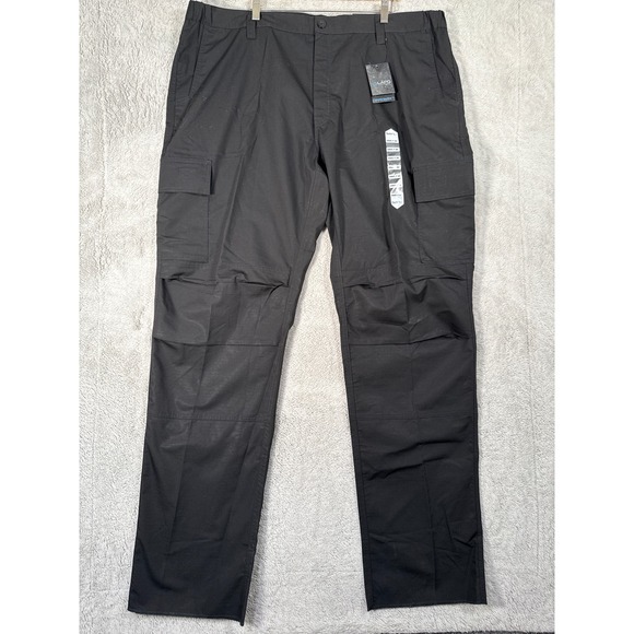 LAPG LA Gear Core Cargo Pants Mens 46W x UNHEM Black Tactical Outdoor - Picture 1 of 8